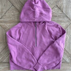 Lululemon Athletica Fuchsia Scuba Oversized Half-Zip Hoodie